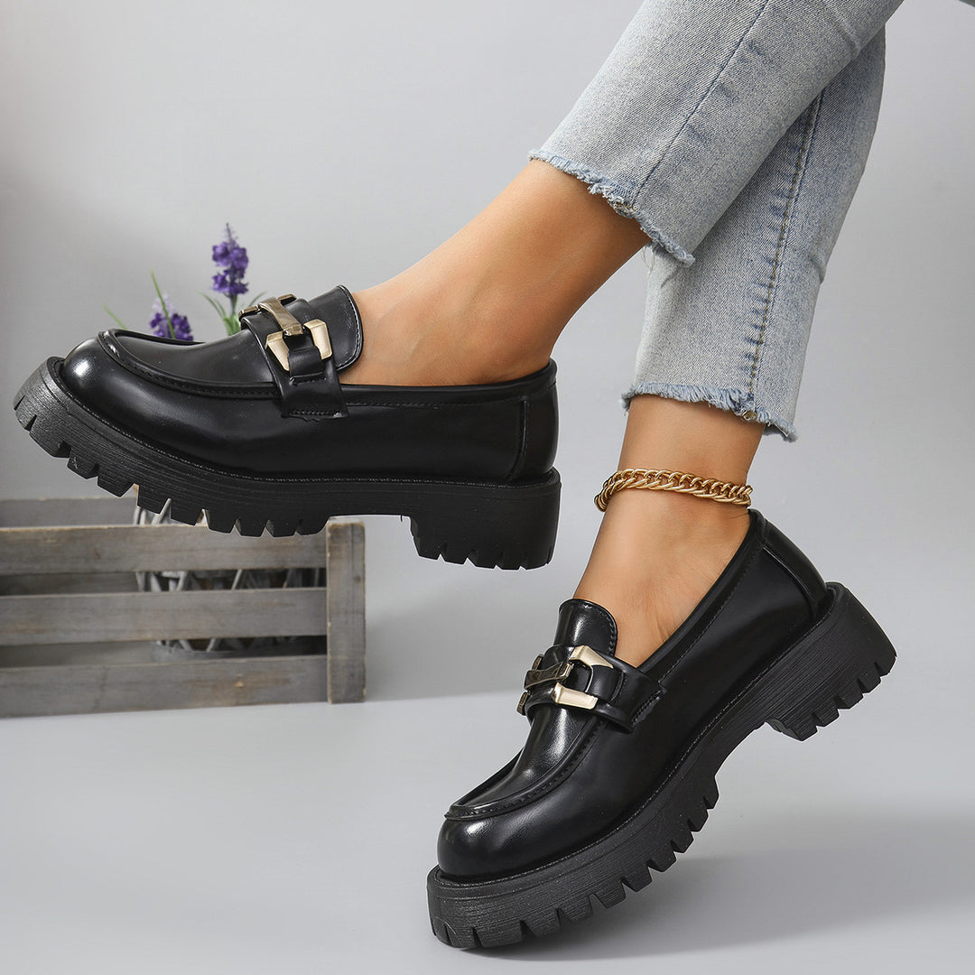 Damen Chunky Loafers mit robustem Profil und eleganten Metallakzenten Drune