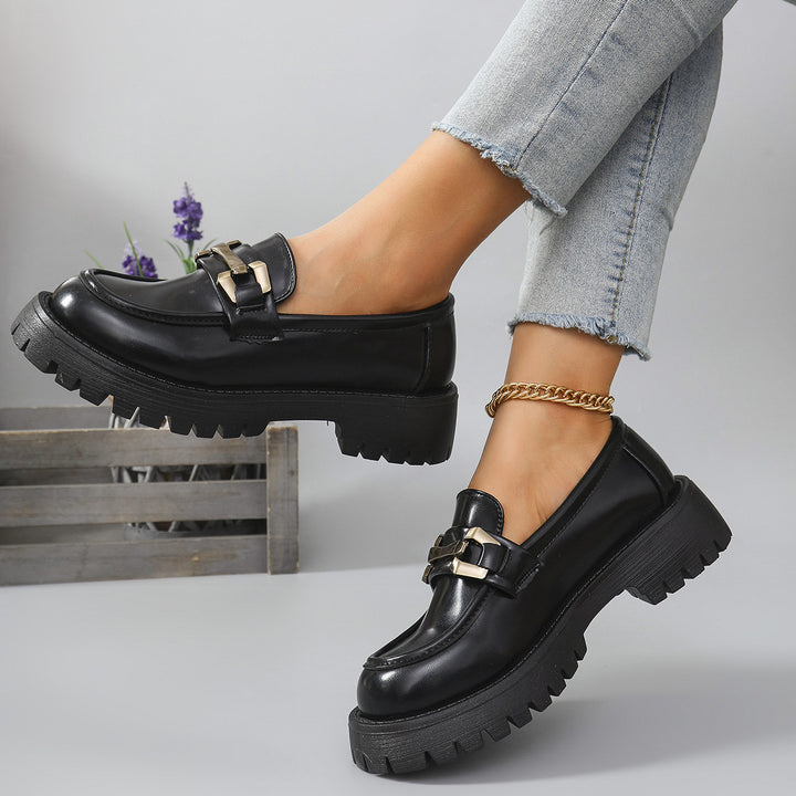 Damen Chunky Loafers mit robustem Profil und eleganten Metallakzenten Drune