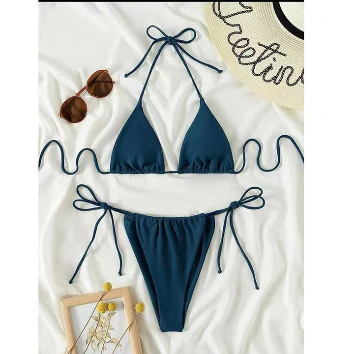 Damen Triangel-Bikini mit verstellbaren Bändern Drune
