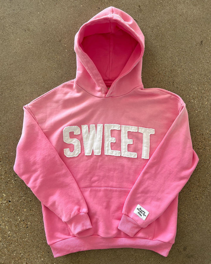 Damen Kapuzenpullover mit kreativem Schriftzug und weichem Innenfutter Drune