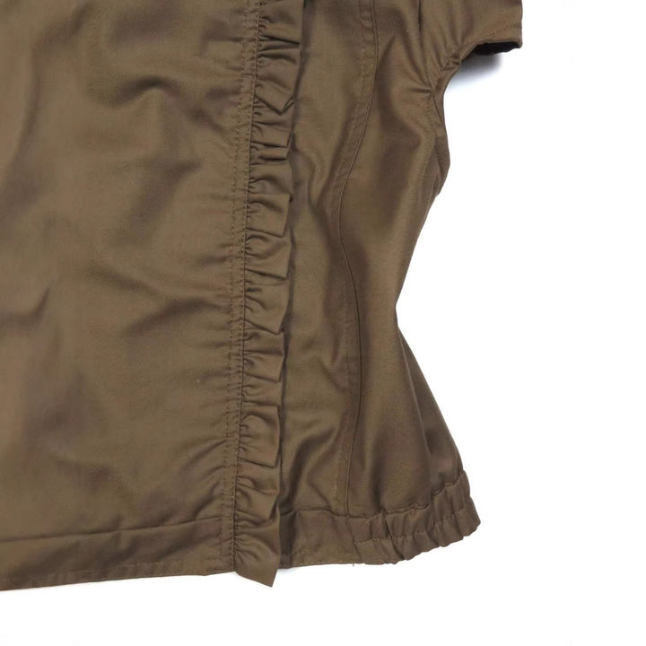 Damen Elegante Bluse mit Rüschen Drune
