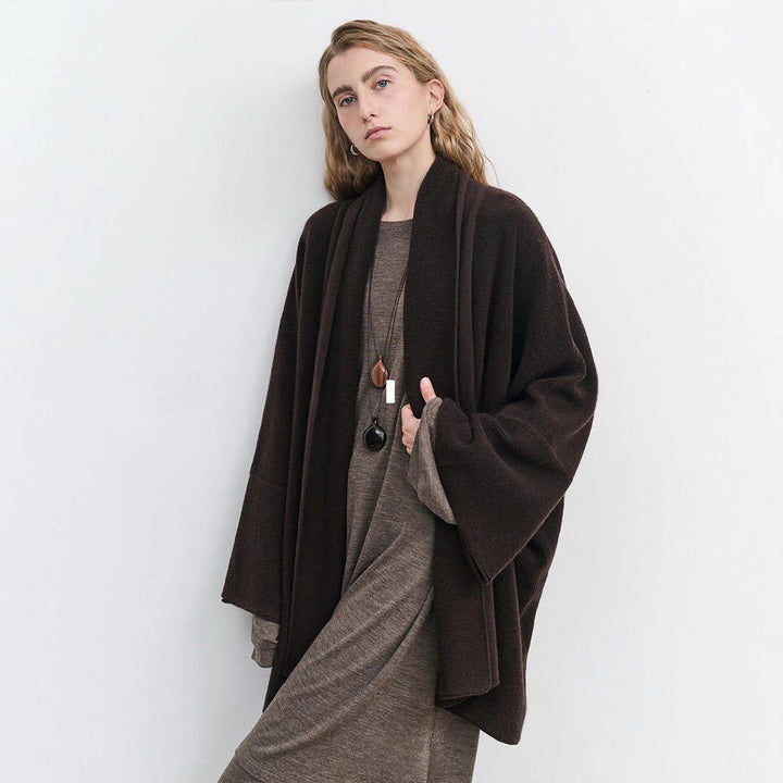 Damen eleganter strapazierfähiger Strickmantel Drune