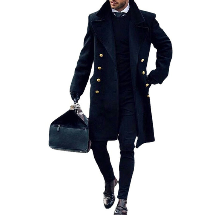Herren elegante Wintermantel Drune