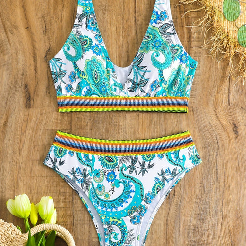 Damen Bikini-Set mit modischem Ethno-Design Drune