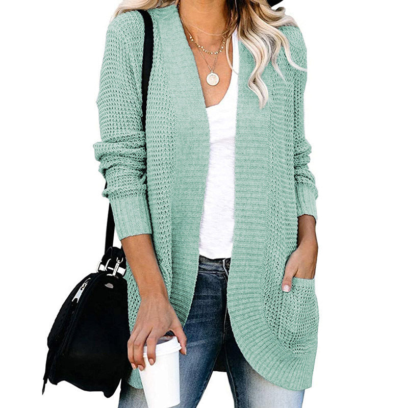 Damen Strickjacke mit weitem Schnitt und praktischen Taschen Drune