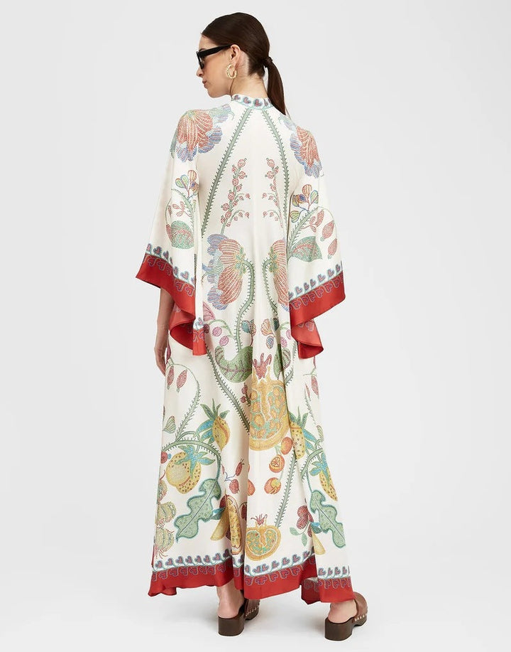 Drune | Bedrucktes Dreiviertelarmkleid