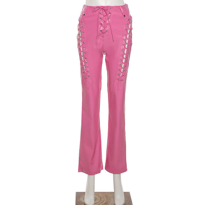 Damen Crop-Top mit innovativem Cut-Out-Design und langen Ärmeln Drune