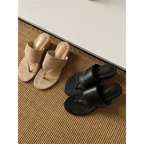 Damen elegante Wedge-Sandalen mit modernem Riemendesign Drune