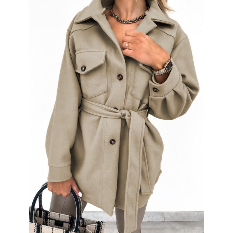 Damen modische Overshirtjacke Drune