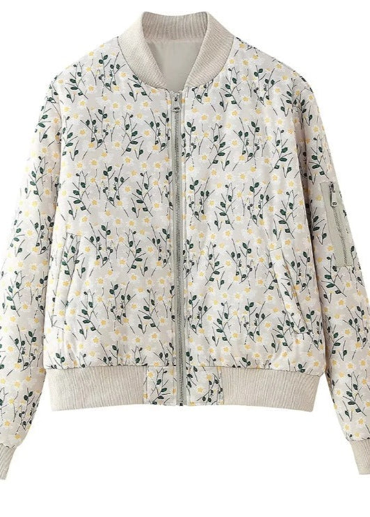 Drune | Bestickte Stepp Bomberjacke