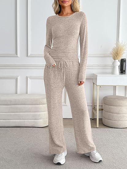 Damen gemütliches Lounge-Set mit weitem Schnitt Drune