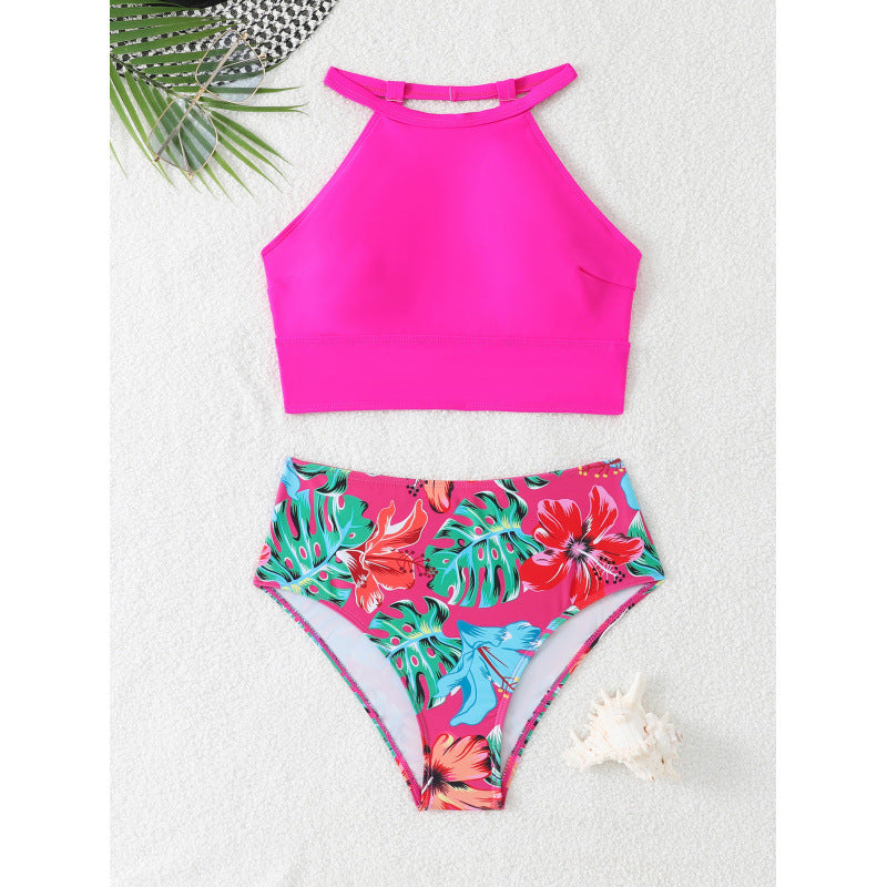 Damen Sportliches High-Waist Bikini-Set Drune