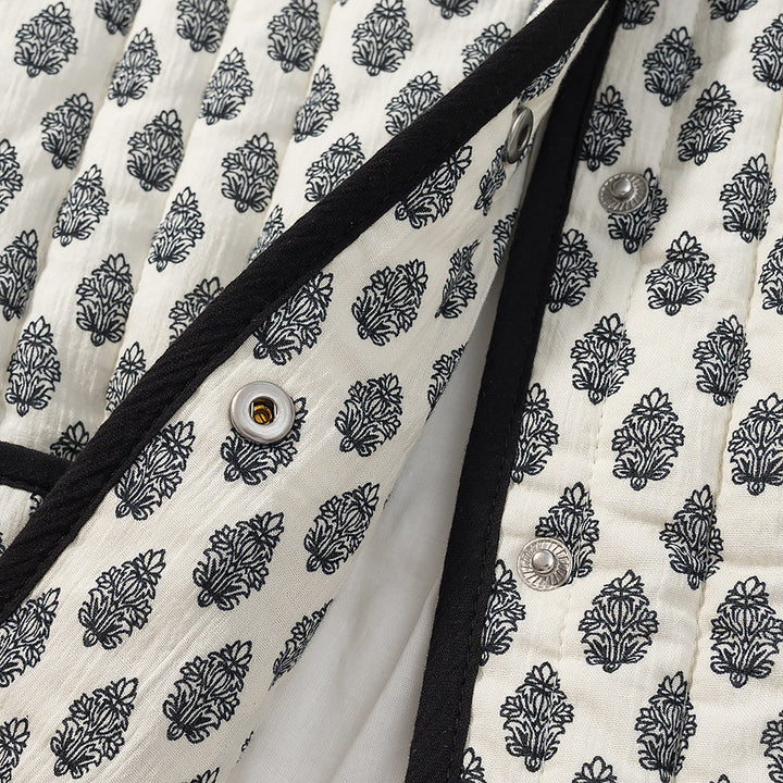 Damen Steppjacke mit modischem Muster und praktischen Taschen Drune