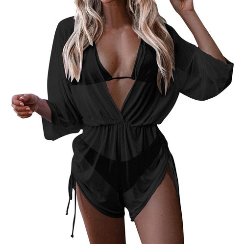Damen Romper mit floralem Cut-Out Design Drune