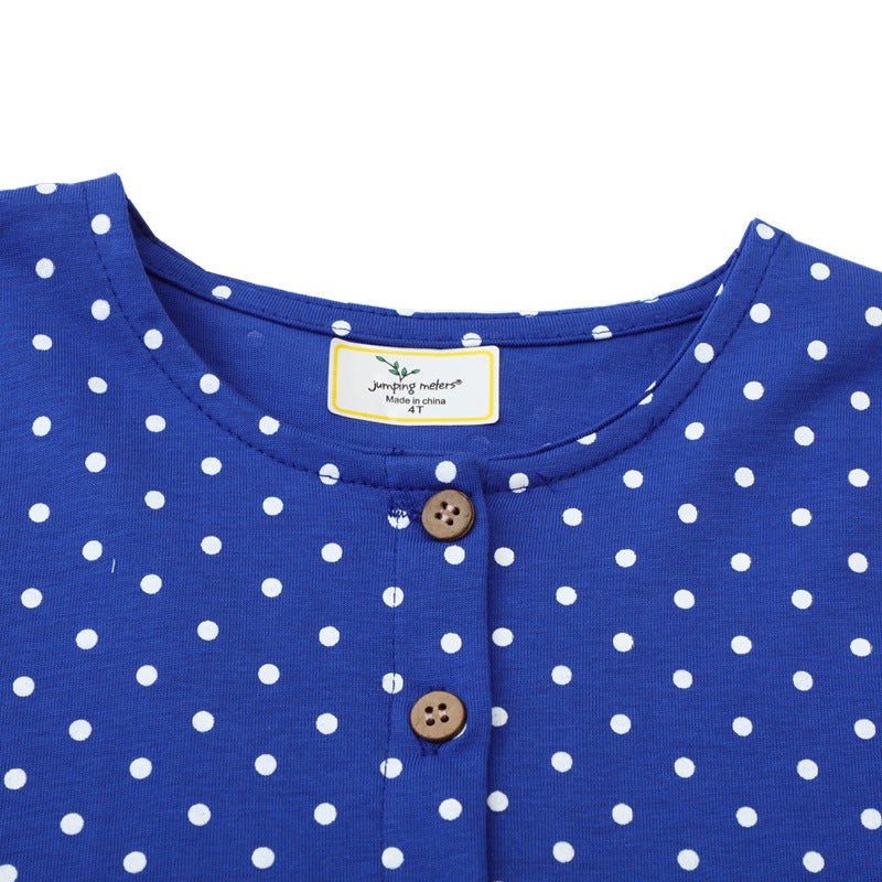 Mädchen Freizeitkleid mit niedlichem Dinosaurier-Motiv Drune