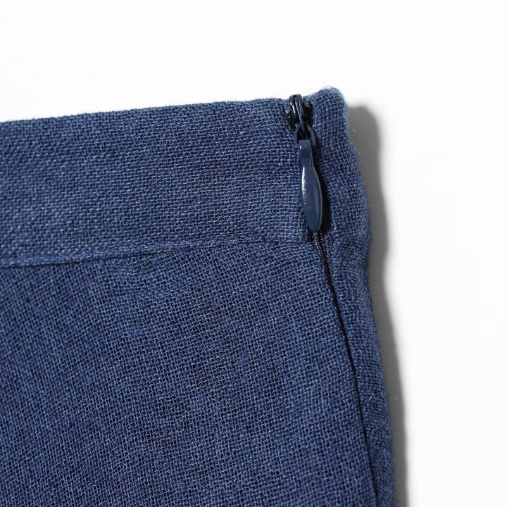 Damen Maxirock mit fließendem Schnitt und asymmetrischen Details Drune