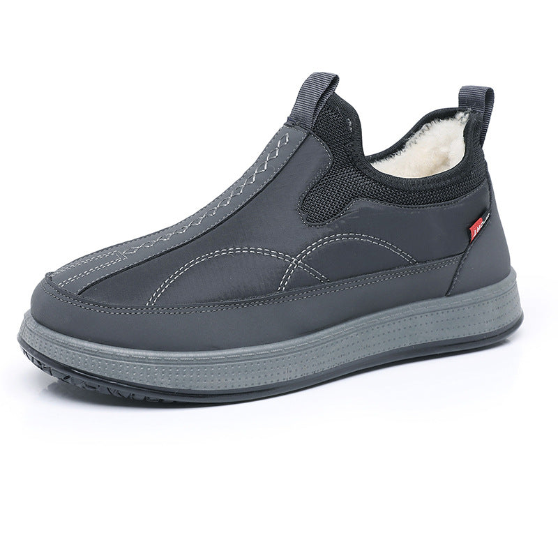 Damen Komfortable und warme Slip-On Freizeitschuhe mit Innenfutter Drune