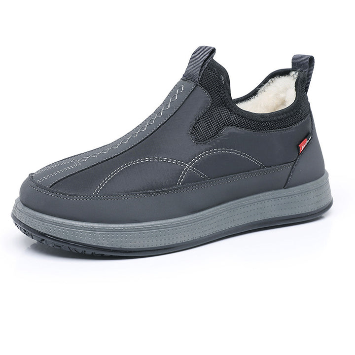 Damen Komfortable und warme Slip-On Freizeitschuhe mit Innenfutter Drune
