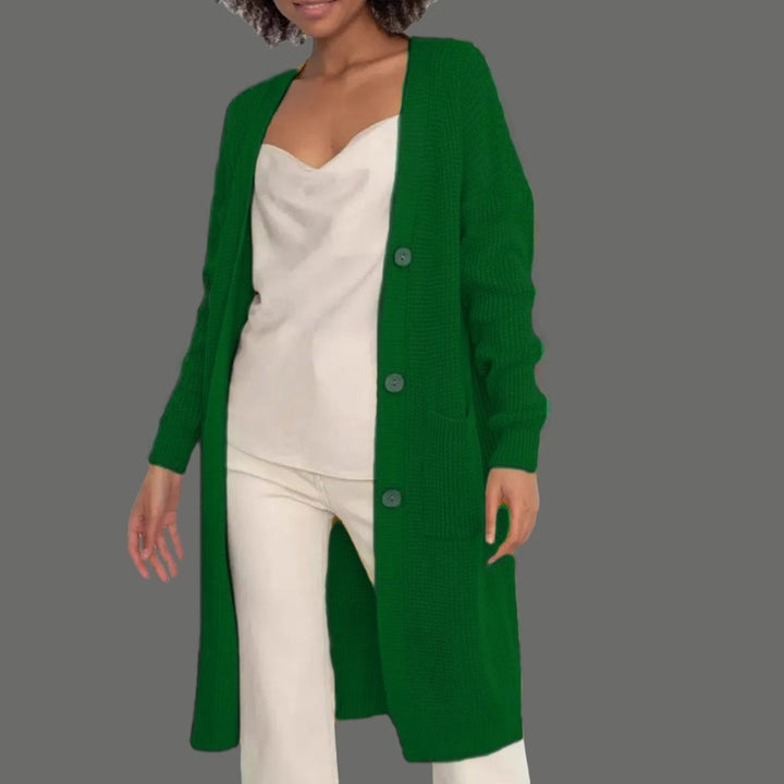 Damen Strickjacke mit hochwertigen Knöpfen Drune