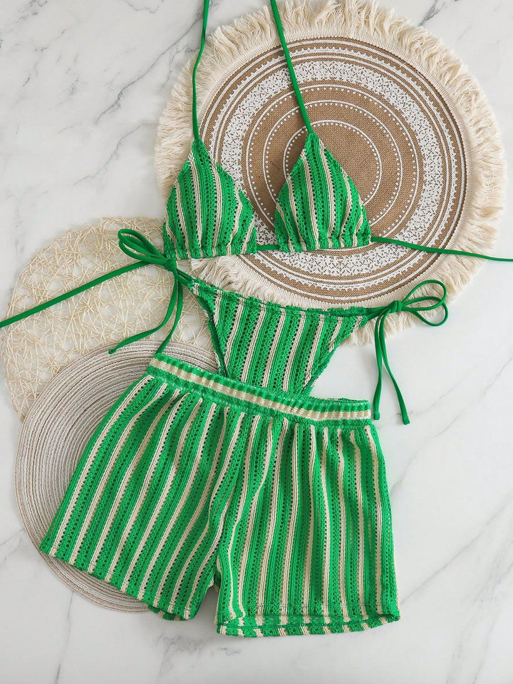 Damen Zweiteiliges Strandoutfit Drune