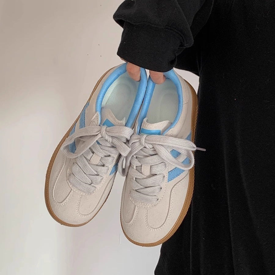 Damen Sneakers mit weichem Obermaterial und trendigen Farbakzenten Drune