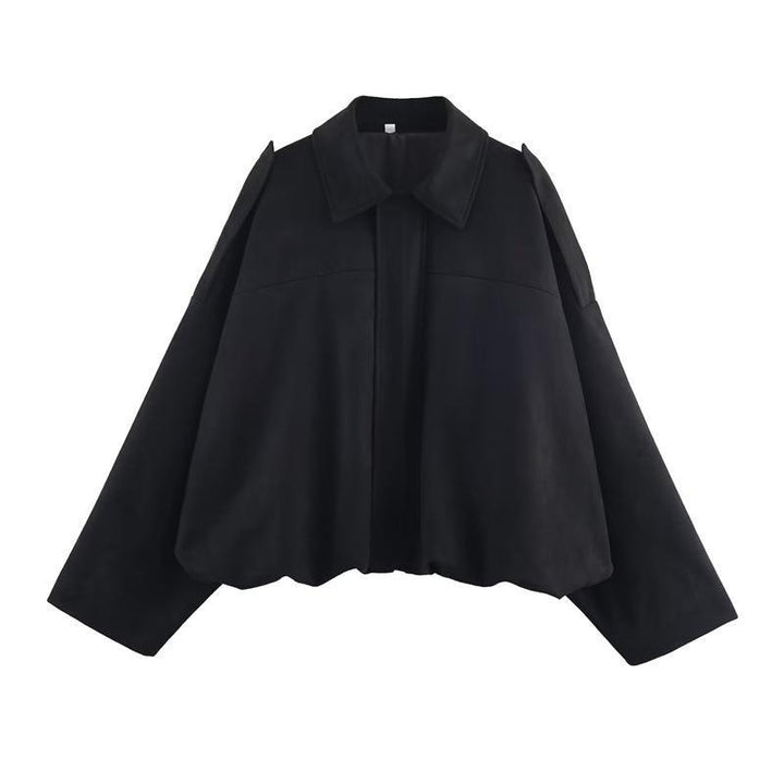 Damen Freizeitjacke im modischen Oversized-Design mit praktischen Taschen Drune