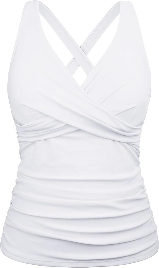 Damen Badeanzug mit Wickelschnitt und figurschmeichelndem Design Drune