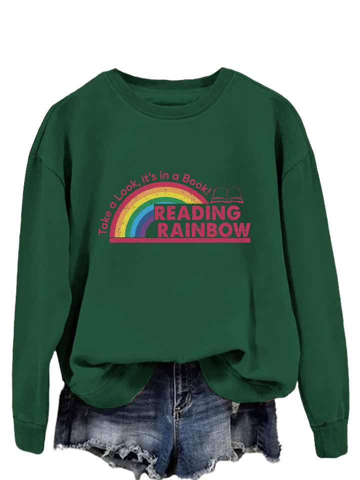 Damen lässiger Sweatshirt mit einzigartigem Druck Drune