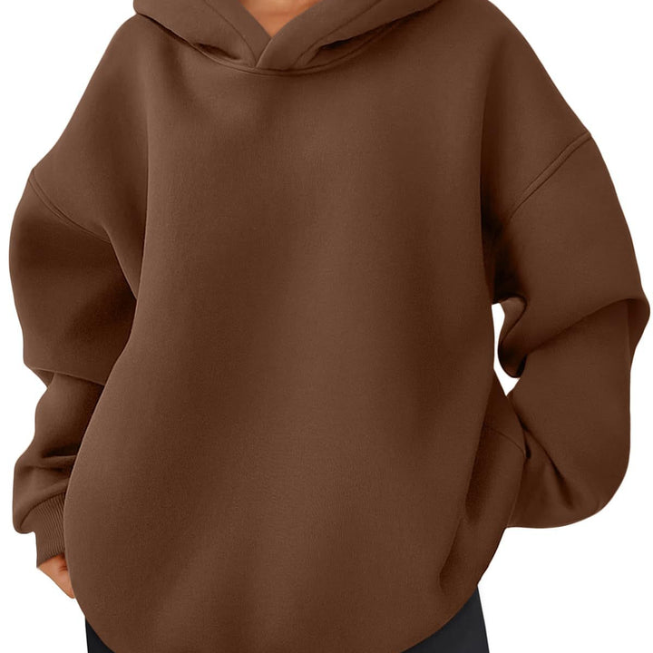 Damen Oversized Bequemer Pullover Hoodie Drune