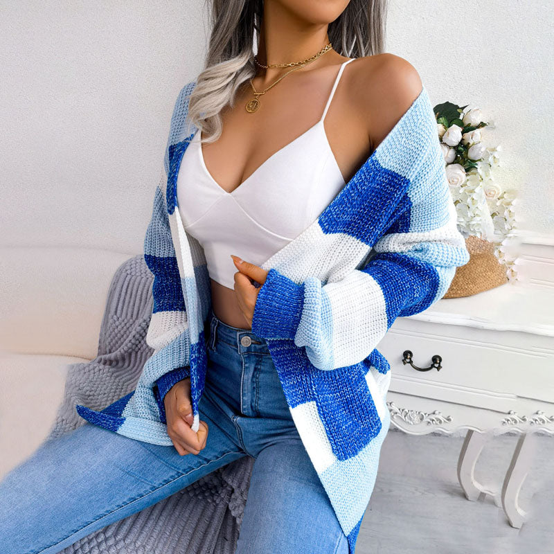 Drune | Gestreifte Strickjacke für Stilvolle Outfits