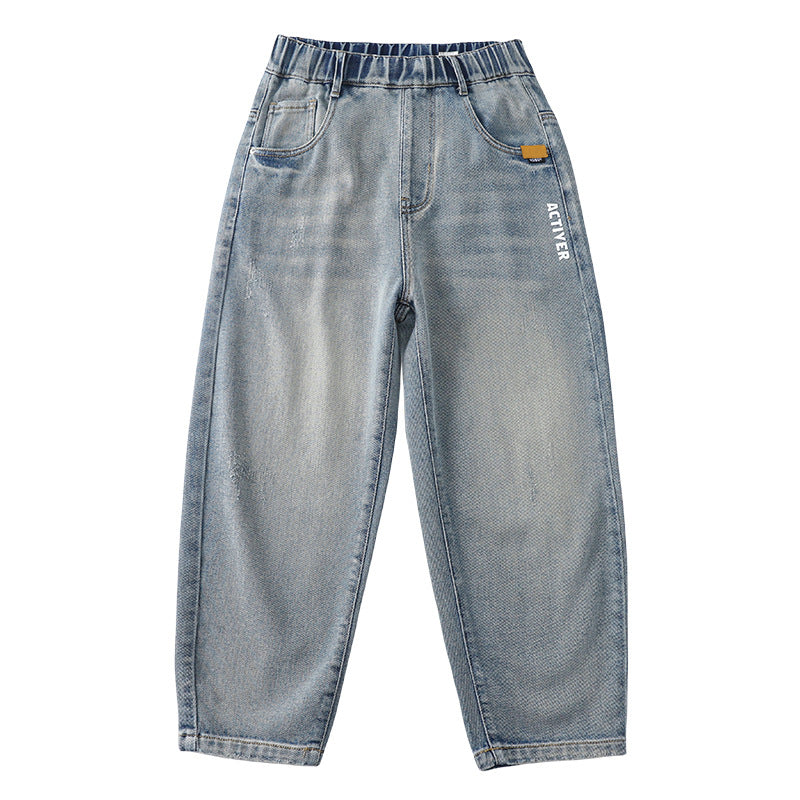 Herren modische Baggy-Jeans mit einzigartigen Taschen Drune