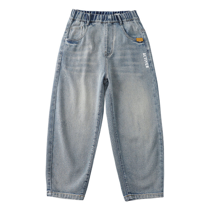 Herren modische Baggy-Jeans mit einzigartigen Taschen Drune