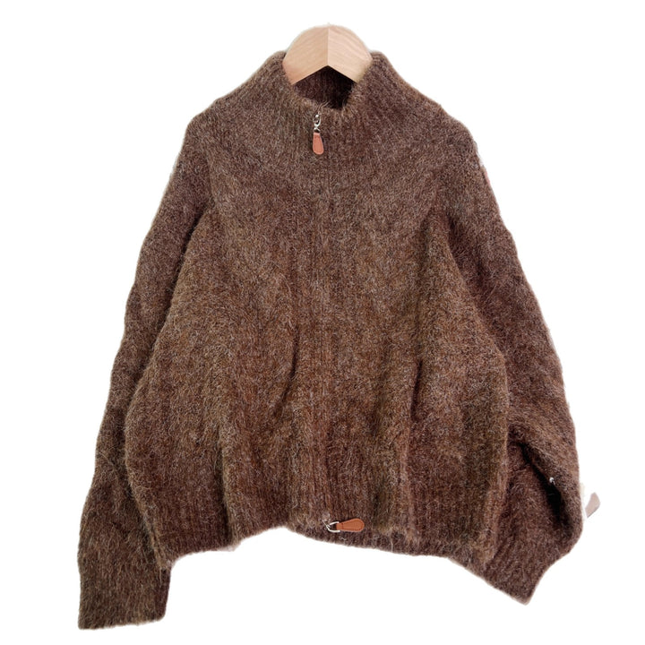 Damen Strickjacke mit strukturiertem Zopfdesign Drune