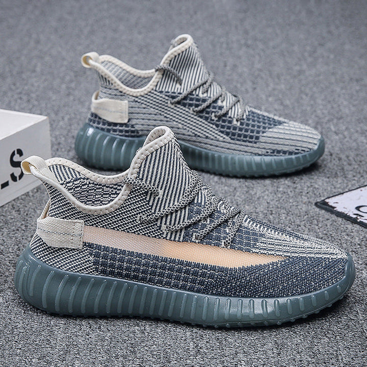 Damen Sportliche Sneakers mit nahtloser Netzstruktur und flexibler Sohle Drune
