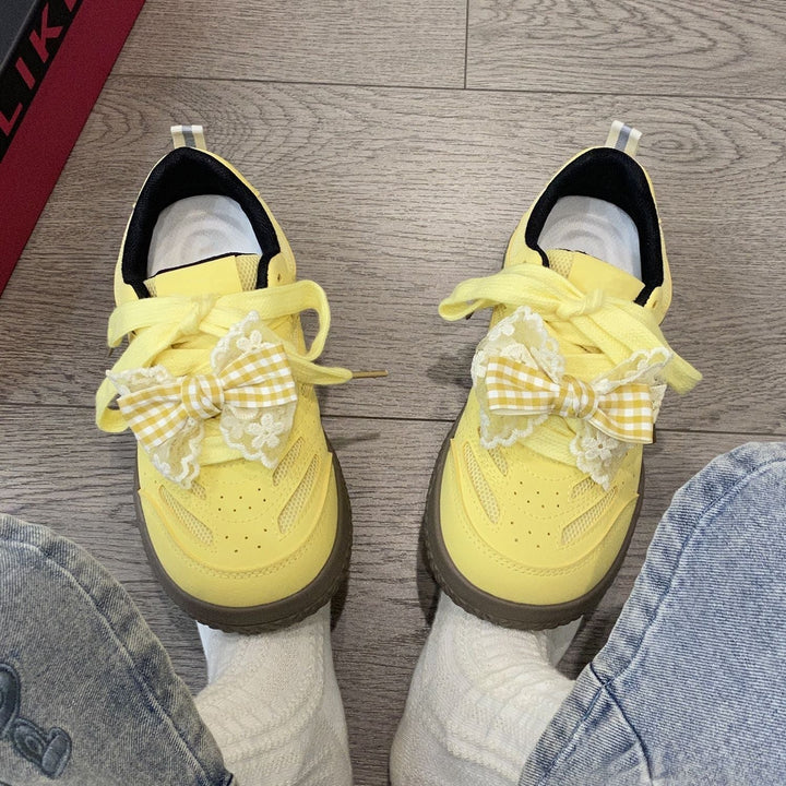 Damen Sneakers mit verspieltem Schleifen-Design von Drune
