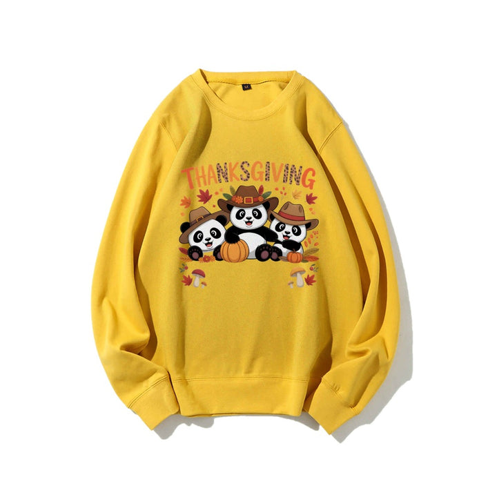 Damen Sweatshirt mit lustigem Tierdesign und herbstlichem Motiv Drune