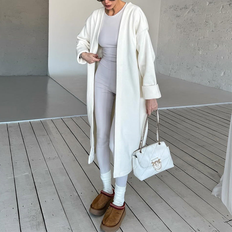 Damen Kuscheliger Oversize-Mantel Drune