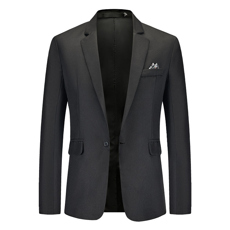 Herren Eleganter Anzugblazer mit feiner Struktur und modernem Schnitt Drune