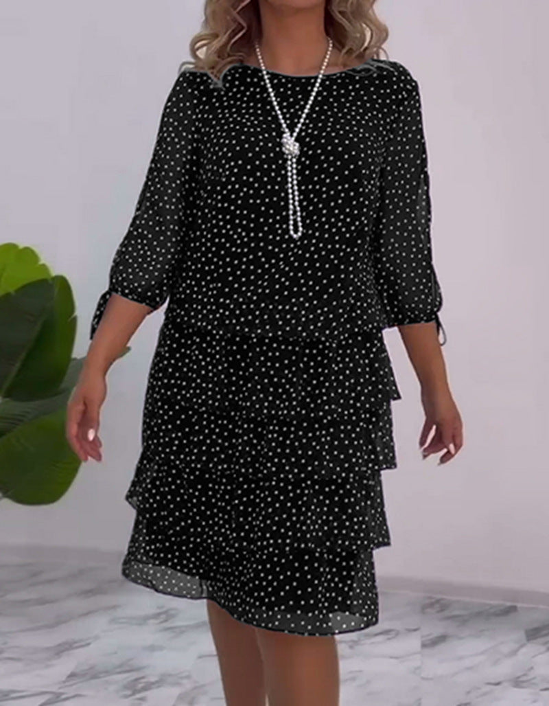 Damen Hemdblusenkleid mit Volant-Design Drune