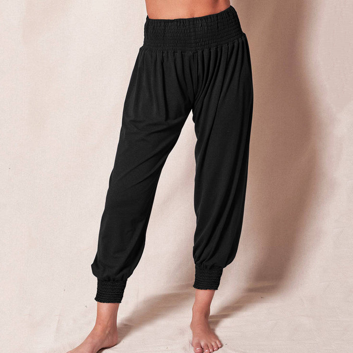 Damen luftige Sommerhose mit elastischem Bund Drune