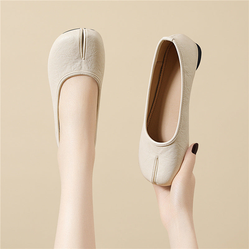 Damen Elegante und bequeme Ballerinas mit flexiblem Fußbett Drune
