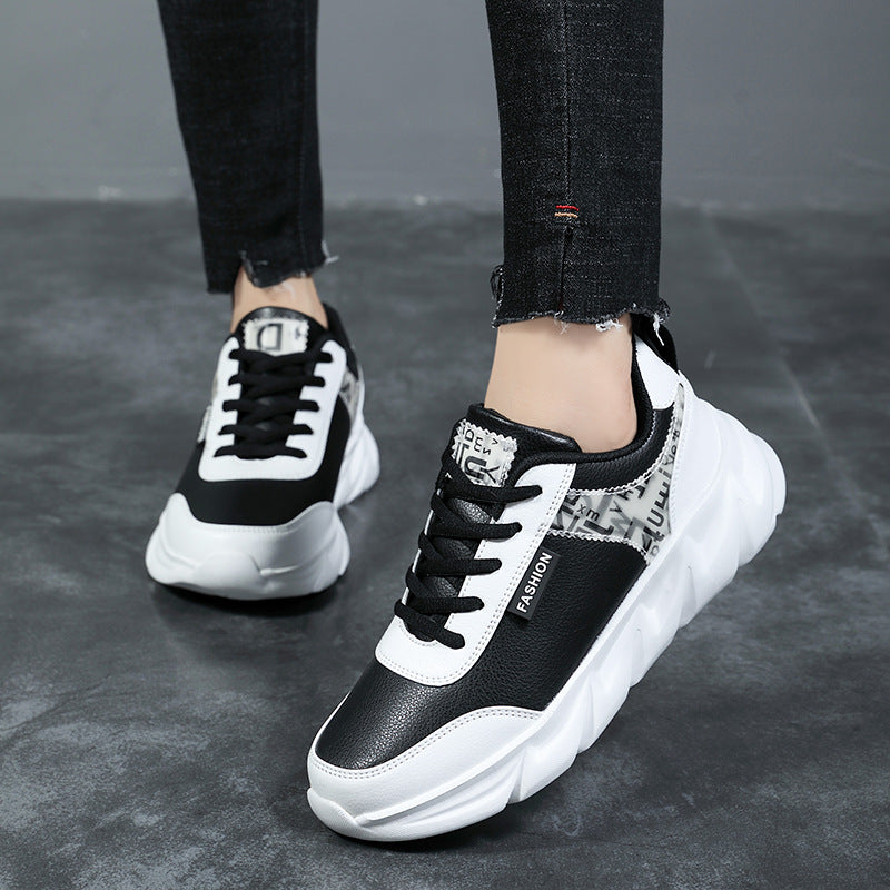 Damen nan urbaner voluminöser Sneaker mit weichem Kunstfellfutter, gepolstertem Einstieg und markanter Profilsohle Drune