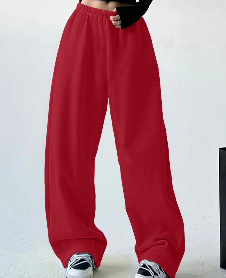 Damen Weite Freizeithose mit elastischem Bund und seitlichen Taschen Drune