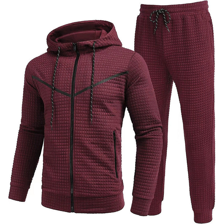 Herren Fleece-Jogginganzug mit strukturiertem Design Drune