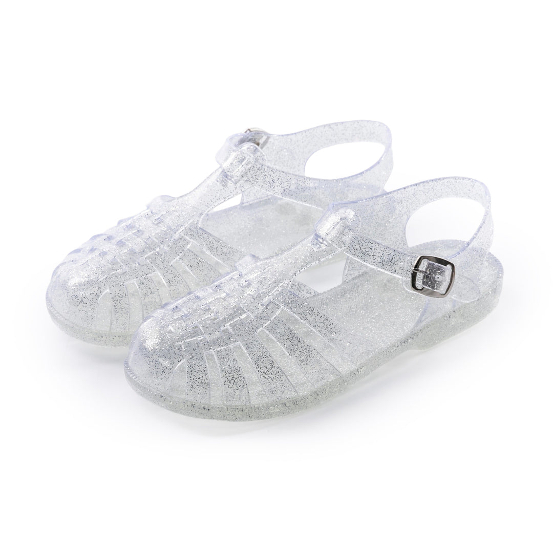 Damen Glitzernde Freizeit-Sandalen im Riemchen-Stil mit verstellbarem Verschluss Drune