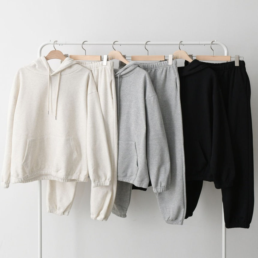 Damen Lässiger Hoodie und Jogger-Set Drune