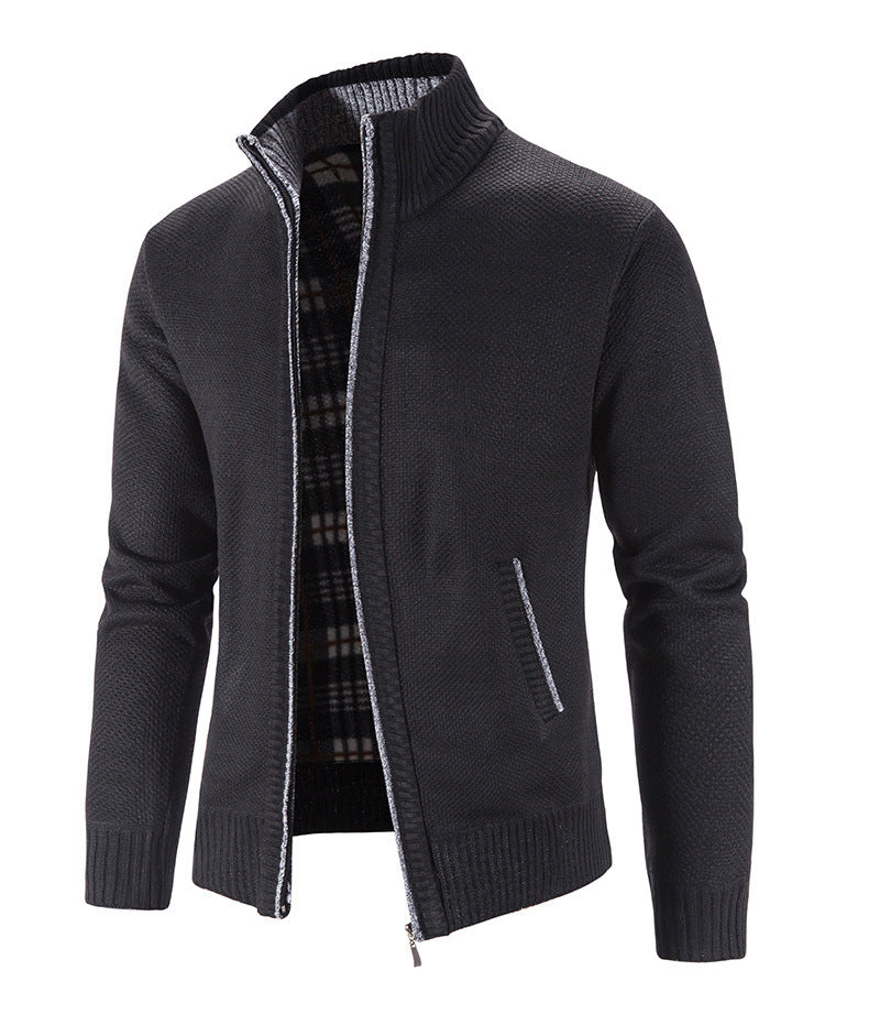 Drune | Herren Strickjacke Mit Reißverschluss Trachten