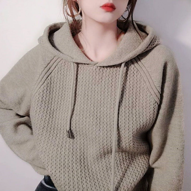 Damen Hoody mit innovativer Struktur und lässigem Schnitt Drune