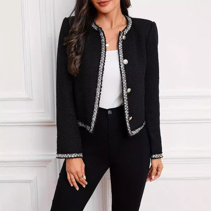 Damen elegante Jacke mit Struktur und Details Drune