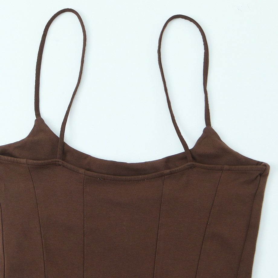 Damen Trägerkleid mit schmeichelndem Schnitt Drune